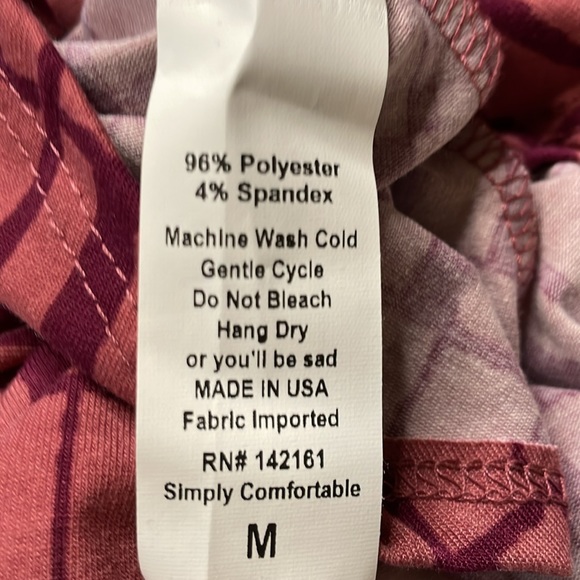 Lularoe pink purple maxi size medium - Picture 4 of 4